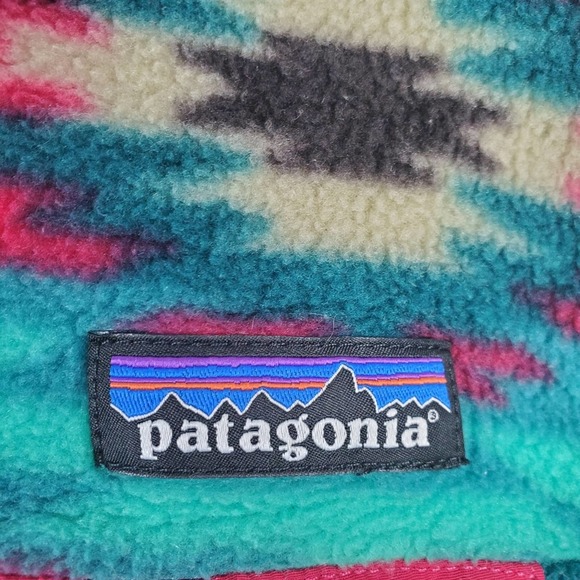 Patagonia Synchilla Wild Desert Snap-T Fleece Aztec Southwestern Pullover Small - Picture 6 of 8
